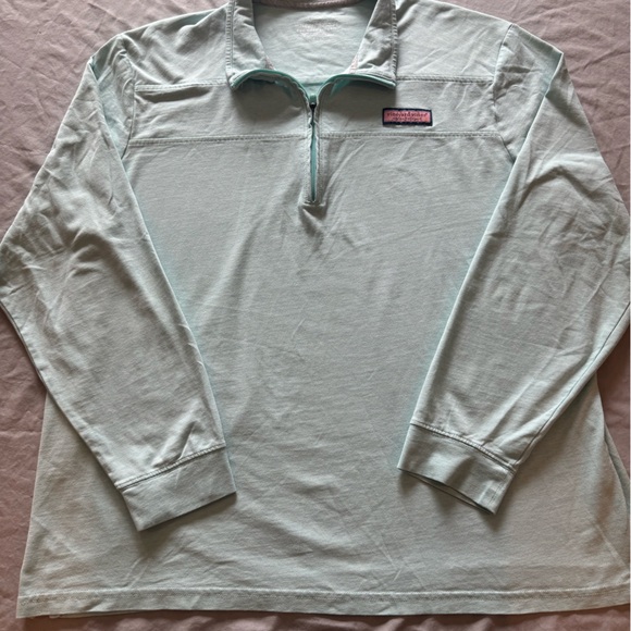 Vineyard Vines Other - Vineyard Vines Light Blue Zip Up Sweater
